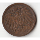 GERMANIA  2 Pfennig 1911 Zecca D
